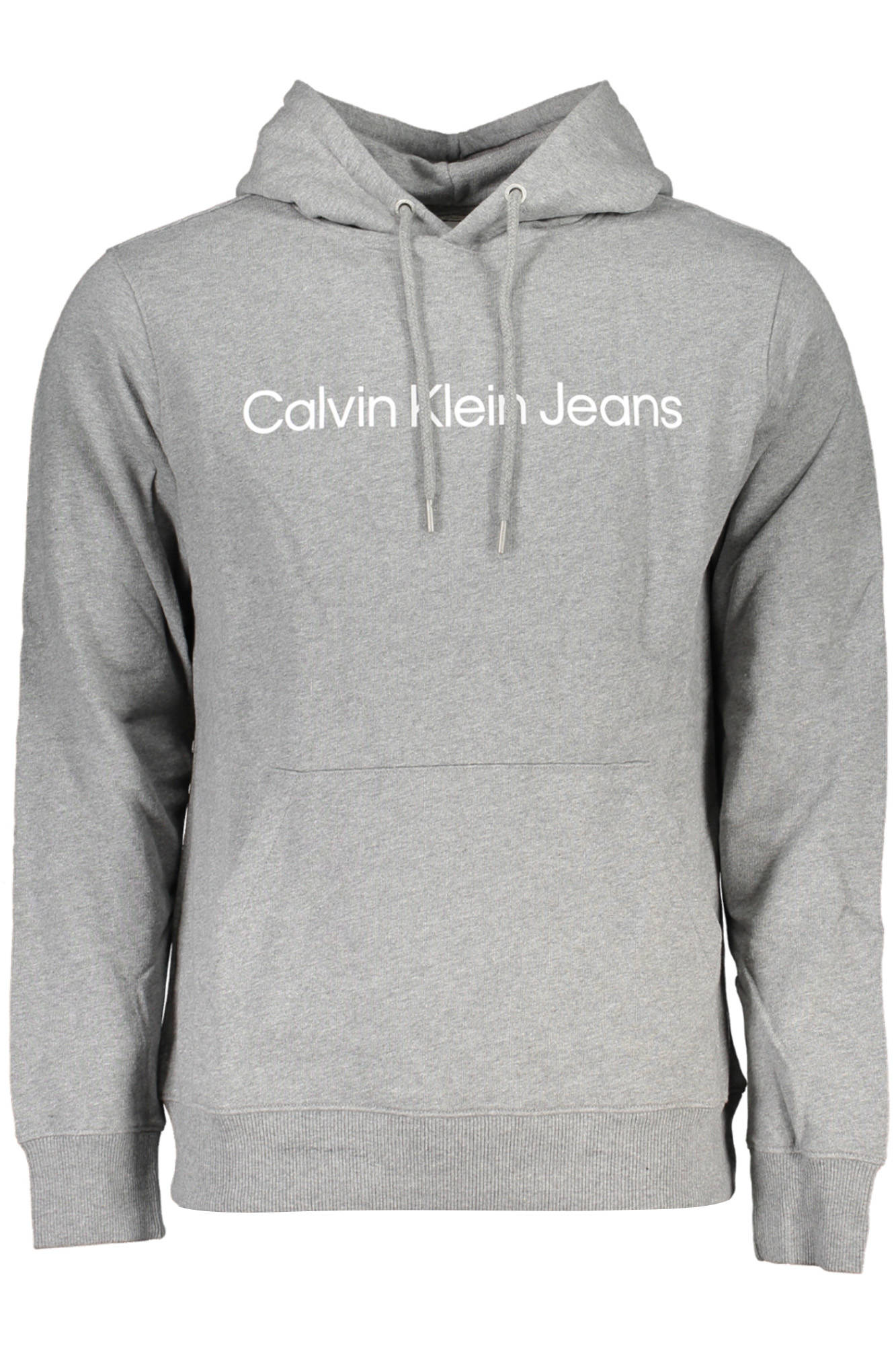 CALVIN KLEIN MEN'S GRAY ZIPLESS SWEATSHIRT-0